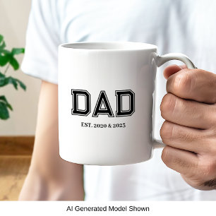 Caneca De Café Pai Estabeleceu Tipografia Universitária Moderna e