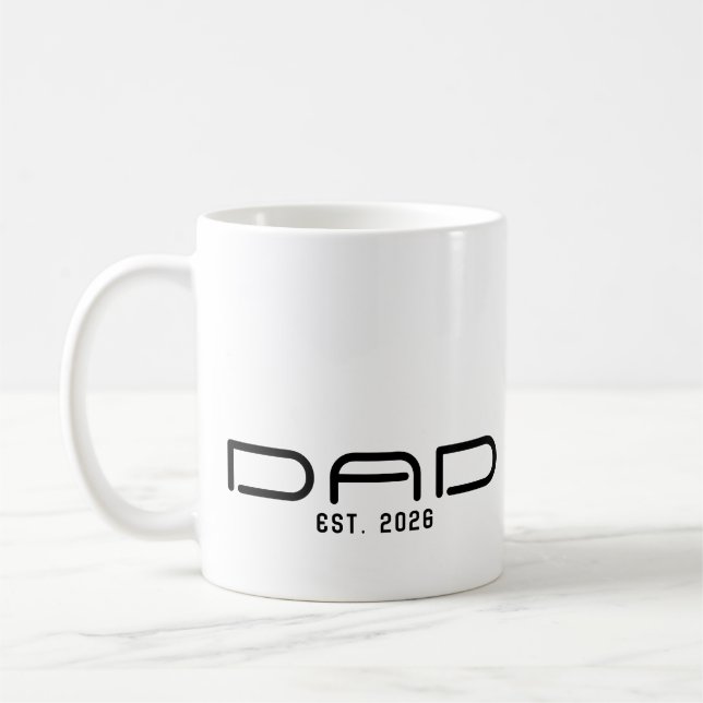 Caneca De Café Pai Estabelecido Novo Presente de Pai  (Esquerda)
