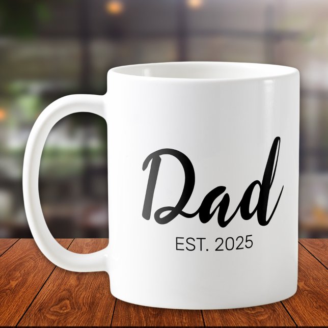 Caneca De Café Pai Estabelecido Novo Presente de Pai  (Criador carregado)