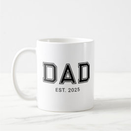Caneca De Café Pai Estabelecido Novo Presente de Pai