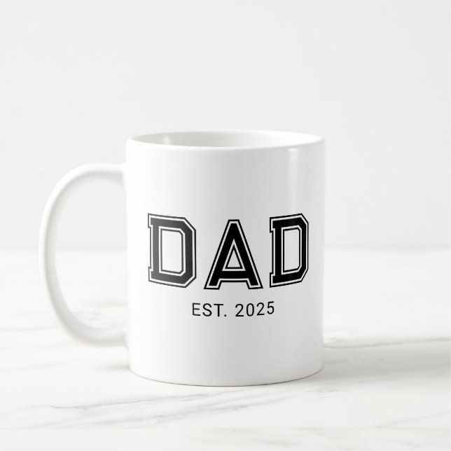 Caneca De Café Pai Estabelecido Novo Presente de Pai (Esquerda)