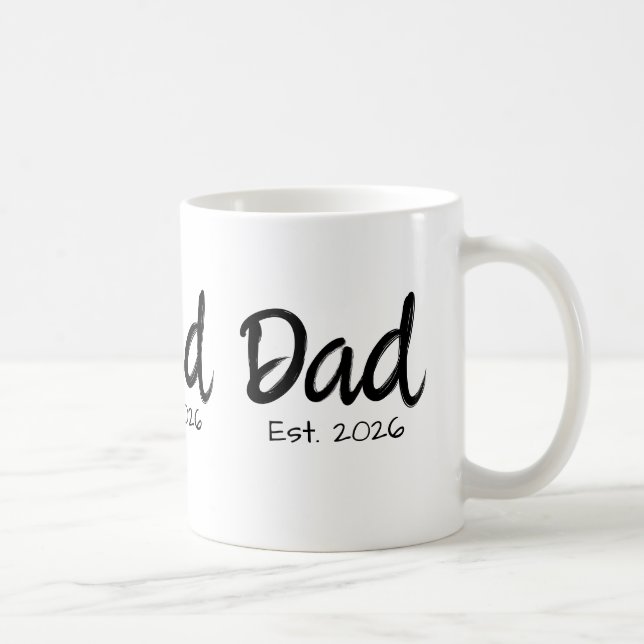 Caneca De Café Pai Estabelecido presente de novo pai (Direita)