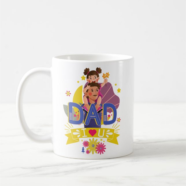 Caneca De Café Pai eu te amo querida (Esquerda)