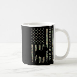 Caneca De Café Pai Francês Buldogue Boston Terrier Camo Usa Flag