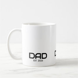 Caneca De Café Pai Fundado Novo Presente de Pai 