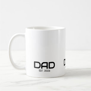 Caneca De Café Pai Fundado Novo Presente de Pai 