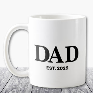 Caneca De Café Pai Fundado Novo Presente de Pai