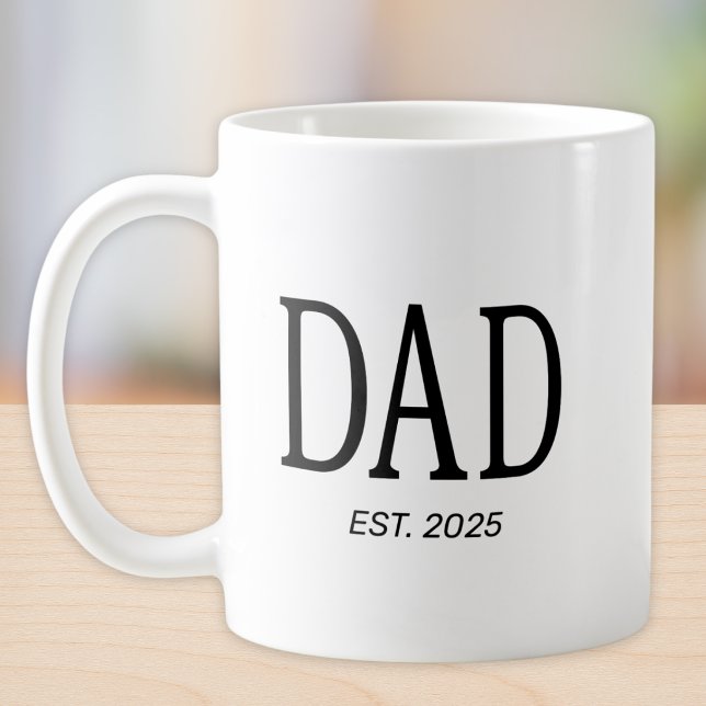 Caneca De Café Pai Fundado Novo Presente de Pai  (Criador carregado)