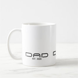 Caneca De Café Pai Fundado Novo Presente de Pai 