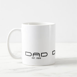 Caneca De Café Pai Fundado Novo Presente de Pai