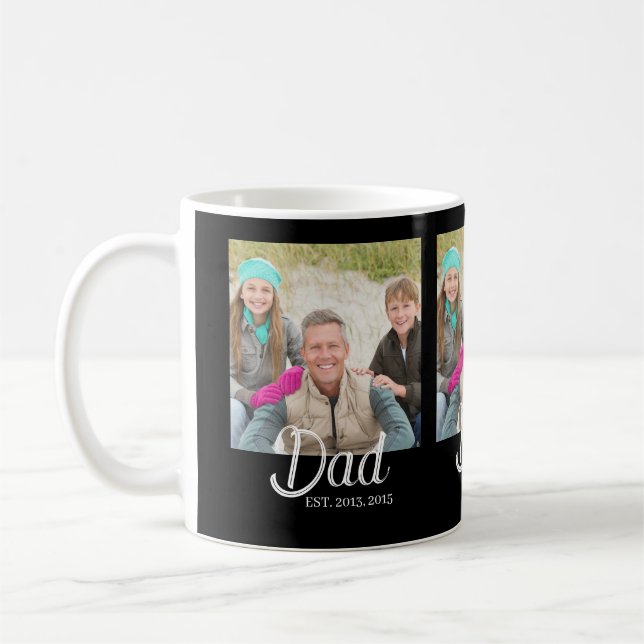 Caneca De Café Pai Fundou Preto 3 Foto  (Esquerda)