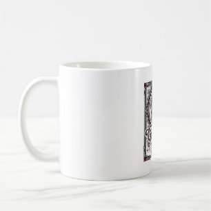 Caneca De Café Pai Golden Retriever Design de Gravura Vintage_1