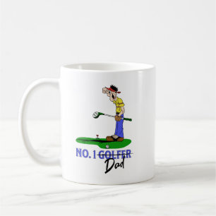 Caneca De Café Pai Golfer nº 1