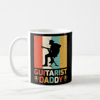 Caneca De Café Pai Guitarrista Mens Vintage