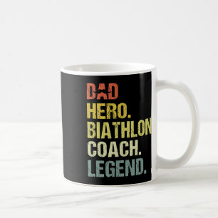 Caneca De Café Pai Hero Biathlon Coach Engraçado Biathlon Coach H