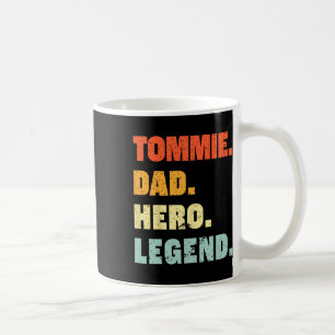 Caneca De Café Pai Herói Lenda Nome Personalizado Dia dos Pais