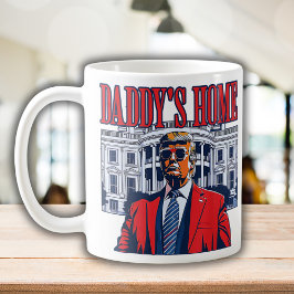 Caneca De Café Pai Home Trump | Presente de Trump na Casa Branca