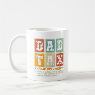 Caneca De Café Pai Imposto Funny Foodie Snack Humor