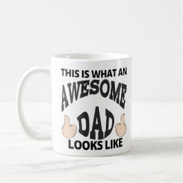Caneca De Café Pai Incrível É Assim Que Um Pai Se Parece