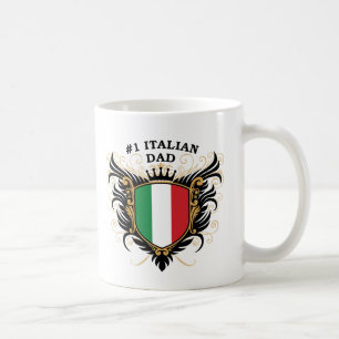 Caneca De Café Pai italiano do número um