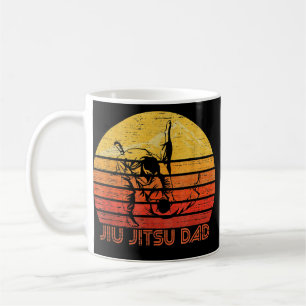 Caneca De Café Pai Jiu Jitsu, brasileiro orgulhoso do retrorador 