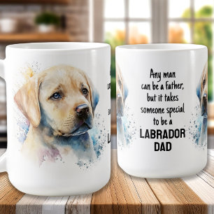 Caneca De Café Pai LABRADOR Cachorro Lover Amarelo Cachorro