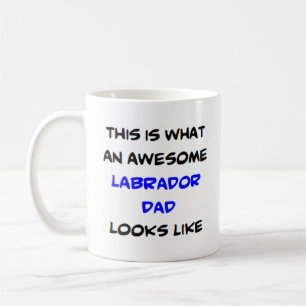 Caneca De Café pai labrador incrível