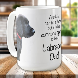 Caneca De Café Pai Labrador Preto - Dia de os pais - Pai de Cacho