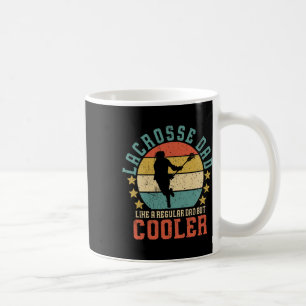 Caneca De Café Pai Lacrosse Vintage Dia de os pais Engraçado Pres