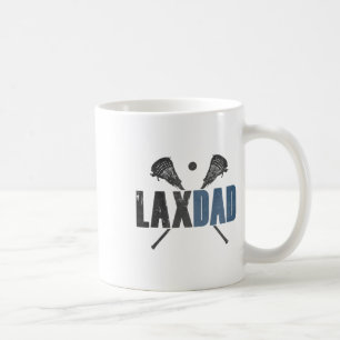 Caneca De Café Pai Lax Jogador de Lacrosse Padre Coach Sticks Vin