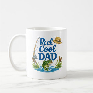 Caneca De Café Pai Legal de Verdade Piada Divertida de Pesca Arte