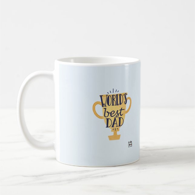 Caneca De Café Pai Mais Bacana do Mundo (Esquerda)