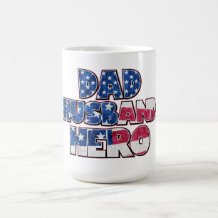 Caneca De Café Pai. Marido. Foto Principal. — Um tributo patrióti