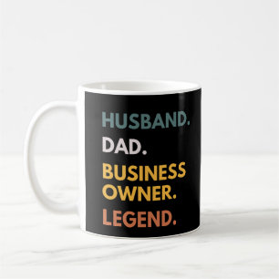 Caneca De Café Pai Marido Legenda do Proprietário da Empresa Engr