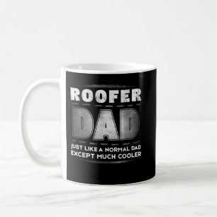 Caneca De Café Pai Mens Roofer Muito Mais Dia de os pais Mais Fri