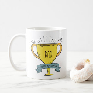 Caneca De Café Pai Meu Dia de os pais Campeão   Café Mug