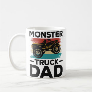 Caneca De Café Pai Monster Truck