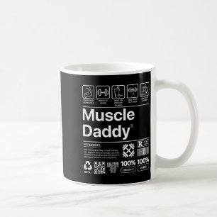 Caneca De Café Pai Muscular Engraçado Para O Workout Gym Lover E