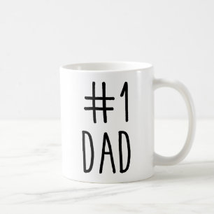 Caneca De Café pai nº 1 - Mug de café, Pai número um, Dia de o