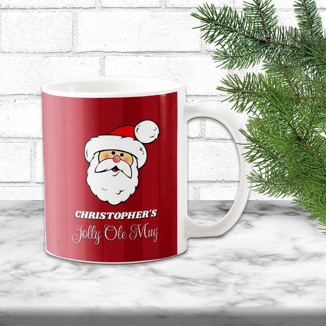 Caneca De Café Pai Natal Personalizado (Criador carregado)