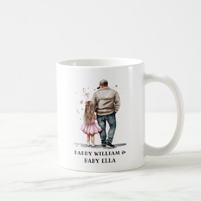 Caneca De Café Pai Negro e Filha Bond (13) (Direita)