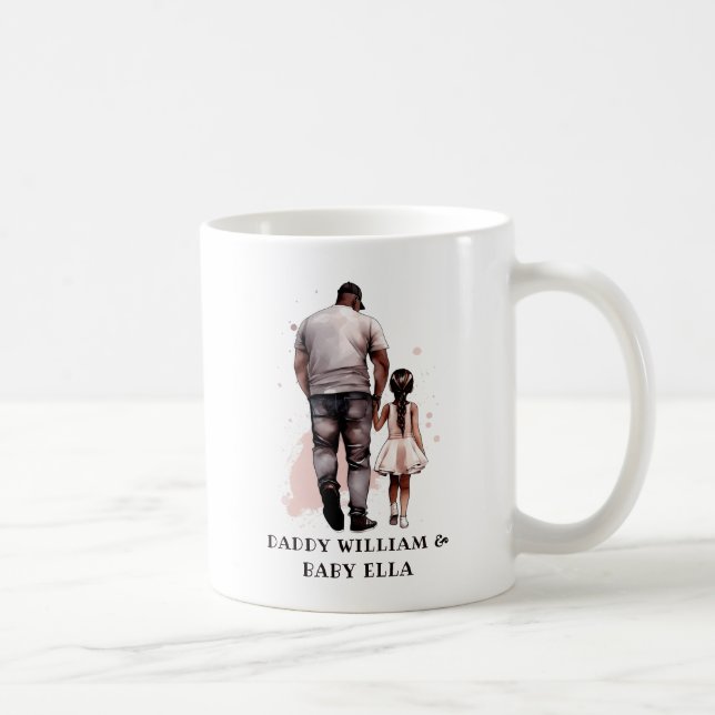 Caneca De Café Pai Negro e Filha Bond (8) (Direita)