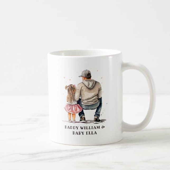 Caneca De Café Pai Negro e Filha Bond (9) (Direita)