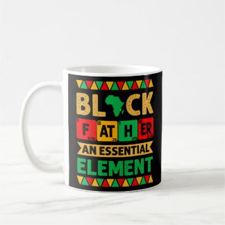 Caneca De Café Pai Negro O Dia de os pais Elemento Essencial Bl