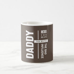Caneca De Café Pai O Homem A Má Influência Que O Pai Deu