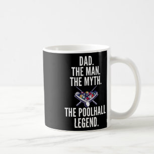 Caneca De Café Pai O Homem O Mito A Piscina Da Legenda Poolhall
