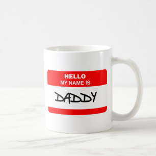 Caneca De Café Pai - Olá meu nome é Pai