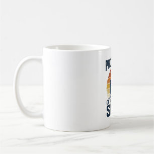 Caneca De Café Pai Orgulhoso de Dois Filhos Incríveis Camisa Vint