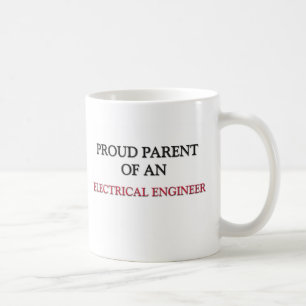Caneca De Café Pai orgulhoso de um ENGENHEIRO ELECTROTÉCNICO