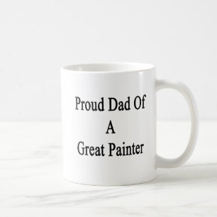 Caneca De Café Pai orgulhoso de um grande pintor